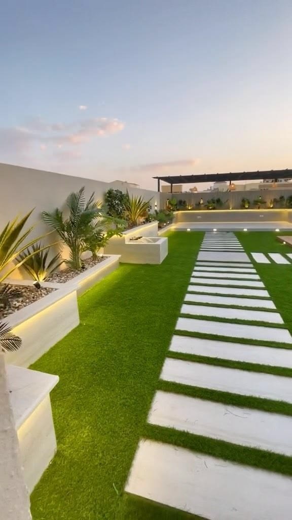 Lawn installation